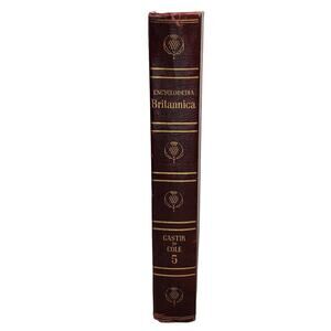 1959 Edition Encyclopedia Britannica Vtg HC Volume 5 CASTIR to COLE Educational
